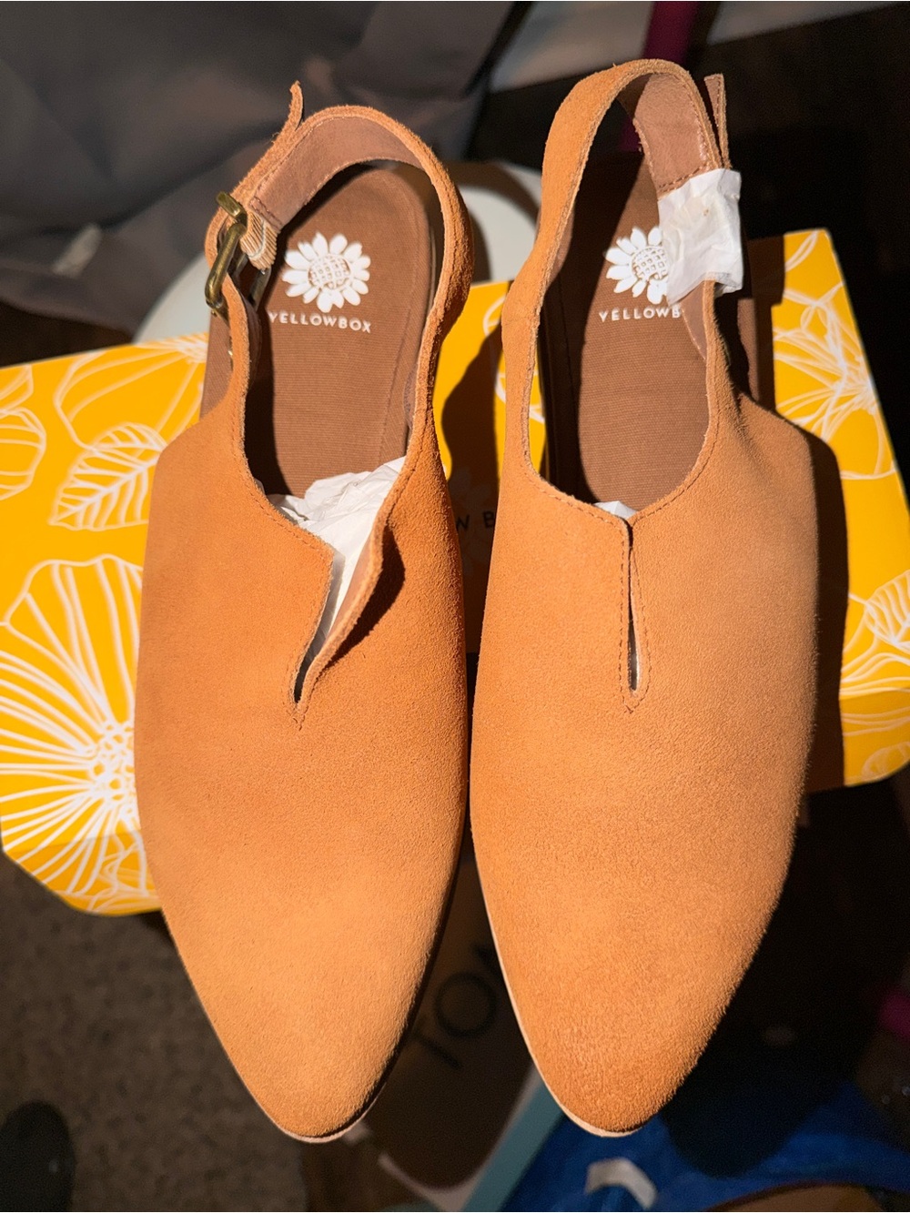 Yellow Box Women’s Suede Slingback